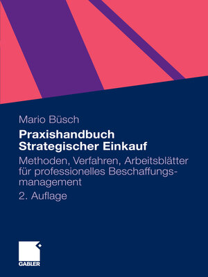 cover image of Praxishandbuch Strategischer Einkauf